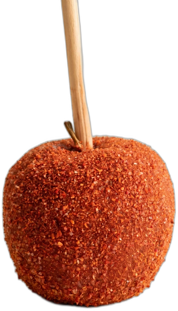 Manzana forrada de chamoy de la casa de Chilita.mía